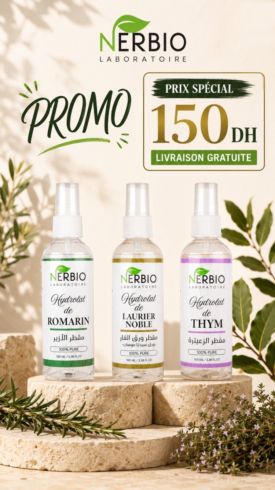 Pack hydrolats
