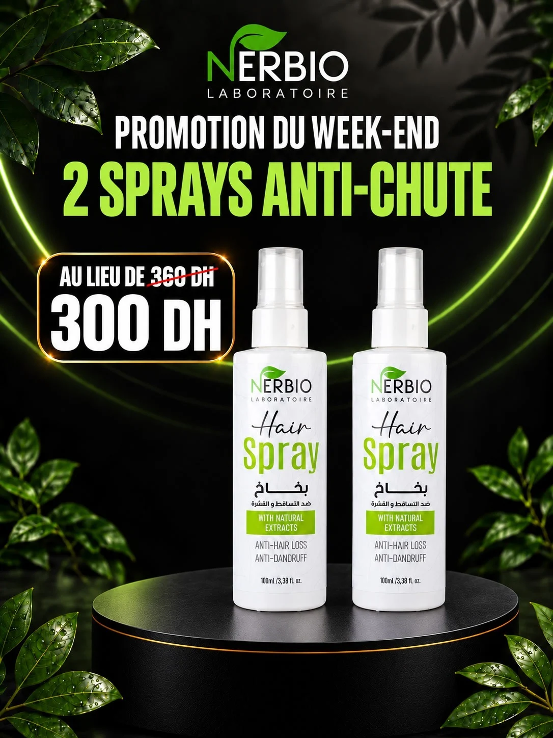 2 Sprays Anti-Chute