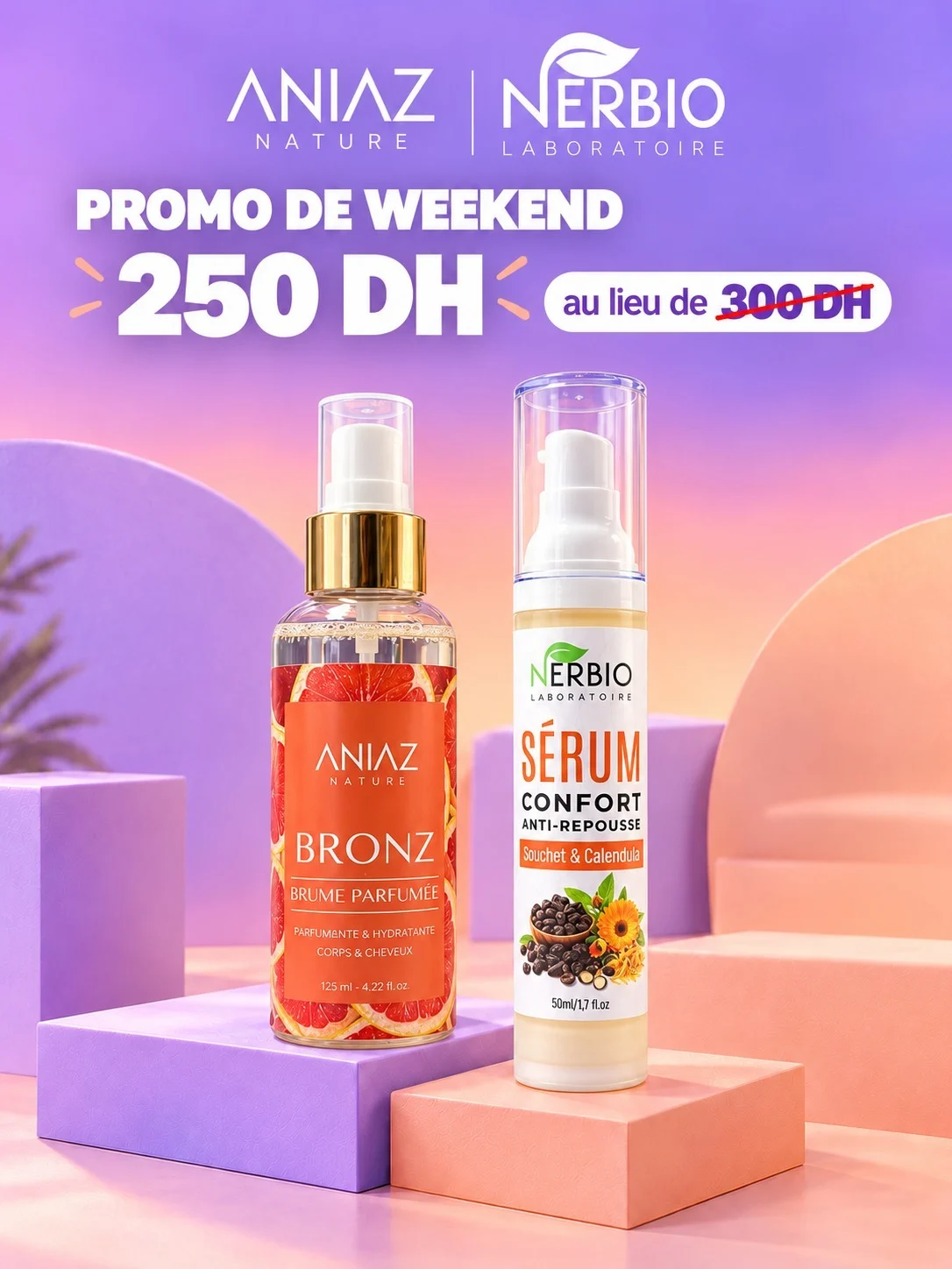 Duo Bronz & Sérum Confort
